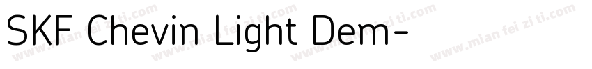 SKF Chevin Light Dem字体转换
